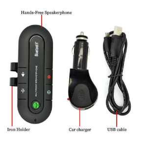 Napellenzőre rögzíthető Bluetooth-os autós telefon kihangosító beépített mikrofonnal, 10 méteres hatótávval (THM) (BBL) - Image 4