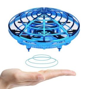 Színes, világító, érintés nélkül vezérelhetó UFO drón - világító repülő játék (BBJ) - Image 3