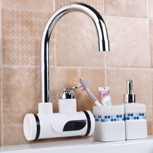 WATER+ Fali csatlakozós vízmelegítő csaptelep, LED kijelzővel (BBL) - Image 4