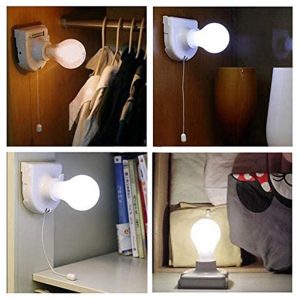 8 db-os Handy Bulb vezeték nélküli, elemes lámpa szett - öntapadós felülettel rendelkezik, de akár csavarral is rögzíthető (BBKM) - Image 4