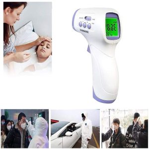 Érintés nélküli infrás, digitális lázmérő/hőmérő LCD kijelzővel - mérés 1mp (BBV) (BBL) - Image 4