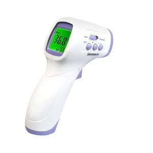 Érintés nélküli infrás, digitális lázmérő/hőmérő LCD kijelzővel - mérés 1mp (BBV) (BBL) - Image 12