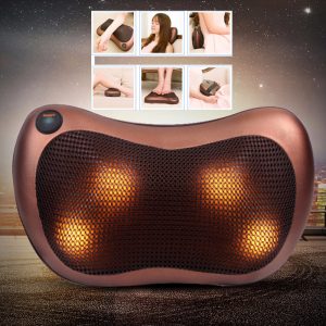 Keringésjavító elektromos masszázspárna 8 masszázsfejjel - masszírozó és relaxáló móddal nyak-, derék- és lábmasszázshoz (BBM) (BBV) - Image 4