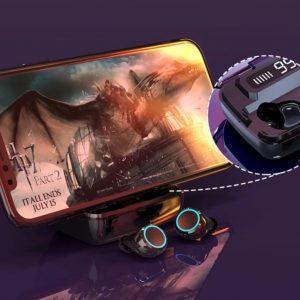 M11 vezeték nélküli vízálló Bluetooth fülhallgató LED kijelzővel és mikrofonnal (BBD) (BBV) - Image 5