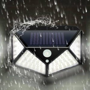 Mozgásérzékelős, 100 LED-es napelemes kültéri lámpa (CL-100)  (BBL) - Image 3