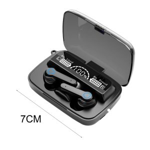 M19 vezeték nélküli  bluetooth headset  digitális kijelzővel, töltődobozban (BBV) - Image 7