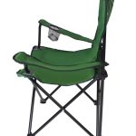 Italtartós kemping-horgász szék zöld színben9