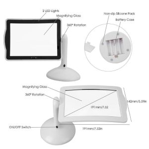 LED-es nagyító állvánnyal – 3x-os nagyítással (BBL) (BBV) - Image 12