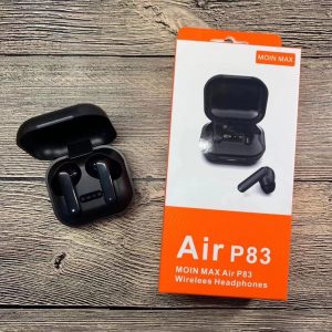 Vezeték nélküli Air P83 bluetooth fülhallgató mikrofonnal - fekete (BBV) - Image 3