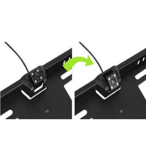 Infravörös tolatókamera állítható dőlésszöggel, rendszámtábla keretbe épített - biztonságos parkolás (BBV) - Image 4