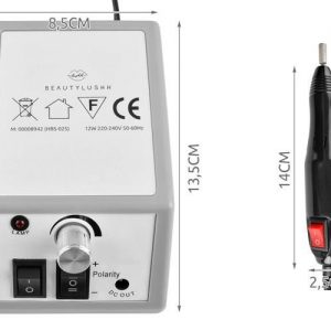 Professzionális körömcsiszoló gép + 12 db-os kiegészítő szett (BBV) - Image 10