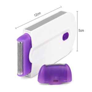Hordozható epilátor USB töltéssel - Sensa-Light technológiával - 2 db szőrtelenítő fejjel (BBV) - Image 5