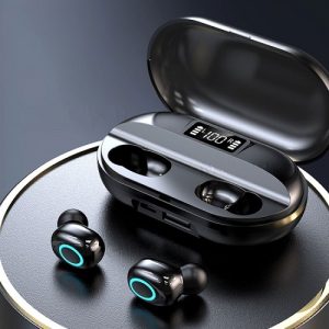A42 TWS Bluetooth 5.0 fülhallgató LCD kijelzős töltőtokkal (BBV) - Image 5