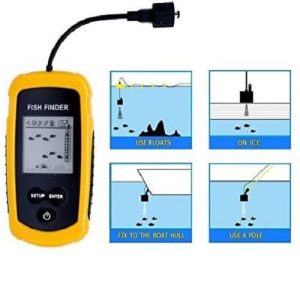 Fish Finder LCD kijelzős hordozható halradar - szonár érzékelővel, visszhangjelzővel (BBV)(BBL) - Image 11