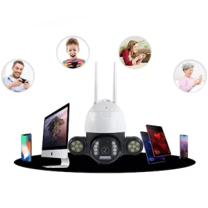 Vezeték nélküli VRT-C28 Wifi Smart kültéri, éjjellátó, vízálló kamera - távolról vezérelhető (BBV) - Image 7