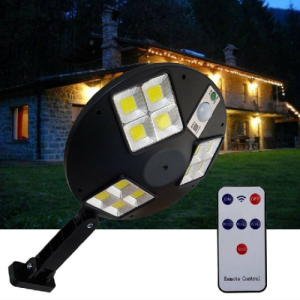 Mozgásérzékelős LED Kör alakú kültéri szolár lámpa távirányítóval 144LED 60W (PRO-LF-1758) (BBL) (BBV) - Image 3
