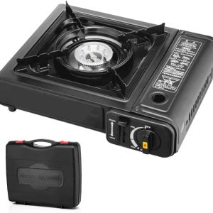 Hordozható kemping gázfőző műanyag strapabíró kofferban (BBL) - Image 12