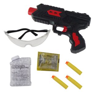 Játék pisztoly zselégolyókkal, tapadókorongos szivacstöltényekkel, és védőszemüveggel (FX) (BBJ) - Image 3