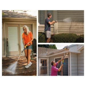 Magas nyomású autómosó készlet kefével, tartállyal, 2 cserélhető fúvókával - 1,2 MPa (BBV) - Image 13