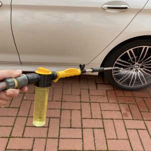 Magas nyomású autómosó készlet kefével, tartállyal, 2 cserélhető fúvókával - 1,2 MPa (BBV) - Image 10