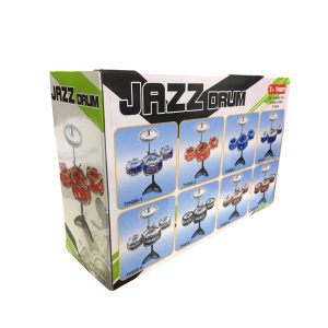 JAZZ 4 részes gyermek dob felszerelés ütőkkel és cintányérral (FX)(BBJ) - Image 5