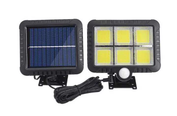 SL-F120 Kültéri COB LED napelemes fali lámpa, mozgásérzékelővel (BBL) (6)