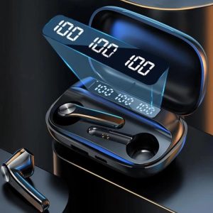 Y10 vezeték nélküli fülhallgató digitális kijelzővel és kiváló hangminőséggel - kiváló hangzású Bluetooth fülhallgató (BBV) - Image 3