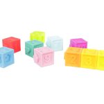 Készségfejlesztő szilikon kocka készlet – számoló és építő játék (BB11402) (5)