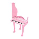 Rózsaszín játék zongora rengeteg funkcióval – 60 cm (BB11405) (7)