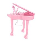 Rózsaszín játék zongora rengeteg funkcióval – 60 cm (BB11405) (9)