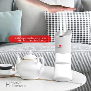 H1 intelligens, USB-ről tölthető akkus/hordozható aroma diffúzor fehér színben (BBV) - Image 3
