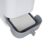 Szilikon WC kefe csepegésmentes, falra rögzíthető tartóval (BB19375) (6)