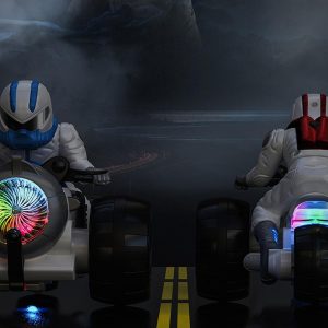 Zenélő és világító cross motoros kaszkadőr figura (FX) (BBJ) - Image 2