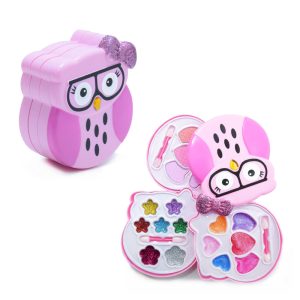 3 szintes bagoly formájú smink készlet gyerekeknek - összecsukható (BBJ) - Image 2
