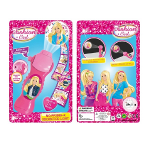 Fashion Girl zseblámpa alakú Barbis kivetítő 24 képpel kislányoknak (BBJ) - Image 2