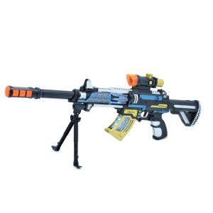 Letámasztható, hordozható, villogó, mozgó, élethű játék gépfegyver - Flash gun (BBJ) - Image 1