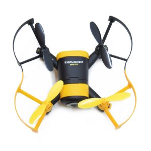 Mini 4 csatornás drón kamerával, 6 tengelyű giroszkóppal - 3 sebességi szint, 360°-os fordulat, 4-5 perc működési idő (BBJ) - Image 3