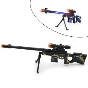 Special Shoot Gun - LED-es, villogó, élethű játék gépfegyver (BBJ) - Image 1