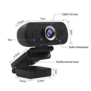 Webkamera számítógéphez, laptophoz - 1080P FullHD felbontás (BBV) - Image 2
