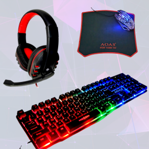 AS1066 4 db-os RGB gamer készlet nem csak játékosok számára - USB (BBV) - Image 2