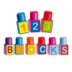 Maxi blocks 64 db-os óriás lego készlet felragasztható betűkkel és számokkal - 1,5 éves kortól (BBJ) - Image 2