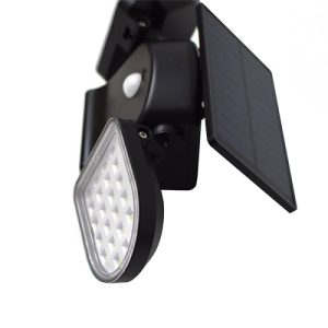 56 LED-es napelemes fali lámpa fény-, és mozgásérzékelővel (BBV) - Image 4