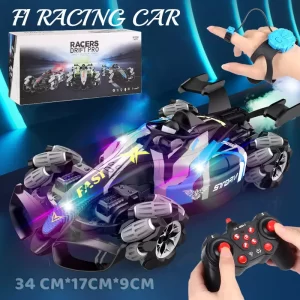 Formula drift car - világító, zenélő, füstölő versenyautó távirányítóval, kézi vezérlővel  (BBJ) - Image 9