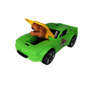 Elemes játékautó motorbúgás, fékcsikorgás és dínó üvöltés hanggal - ütközéskor a motortérből dínoszaurusz fej bukkan elő (BBJ) - Image 4