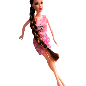 Kutyasétáltató Barbi zacskós kutyatáppal, etetőtálkával, kutyapiszokkal, szemetessel és lapáttal (BBMJ) - Image 3