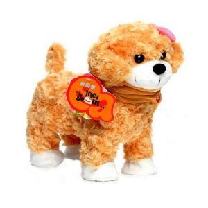 Sétáló, zenélő barna kutya - pórázzal vezethető kutyus (BBJ) - Image 2