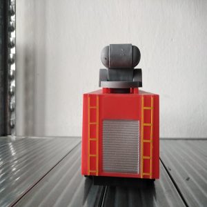 Világító és zenélő, élethű tűzoltóautó mozgatható vízágyúval (BBJ) - Image 7