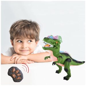 Dilophosaurus távirányítós játék dínó világító dupla taréjjal - 40 cm (BBMJ) - Image 1