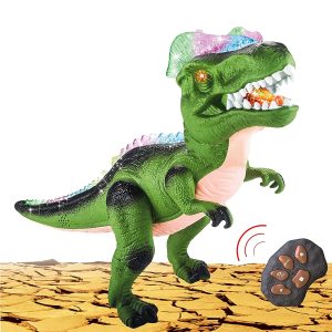 Dilophosaurus távirányítós játék dínó világító dupla taréjjal - 40 cm (BBMJ) - Image 2