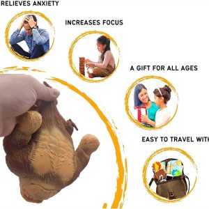 Gorilla formájú, nyomkodható, stressz csökkentő játék gumiból (BBJ) - Image 12